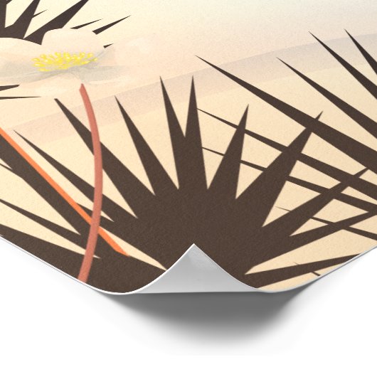 La Plagne, La Plagne-Tarentaise, französisches Ski Poster (Ecke)