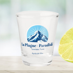La Plagne - Paradiski Frankreich Skigebiet Schnapsglas