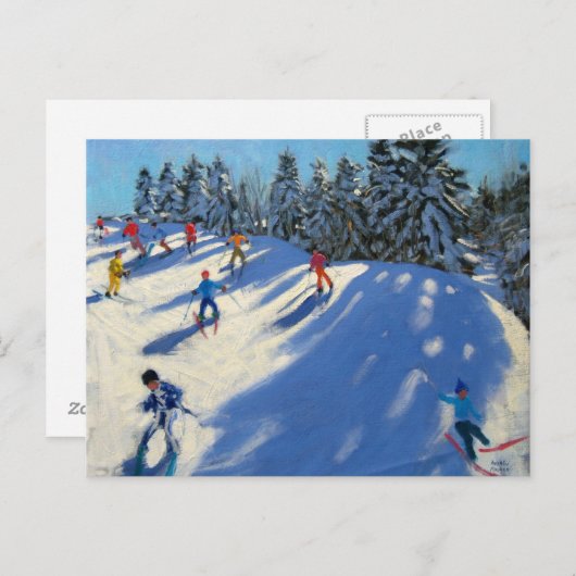 La Plagne Postkarte (Vorne/Hinten)