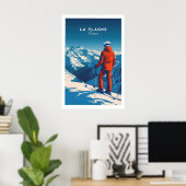 La Plagne Reiseplakat 1 Poster (Heimbüro)