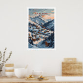 La Plagne Ski Poster 1 (Küche)