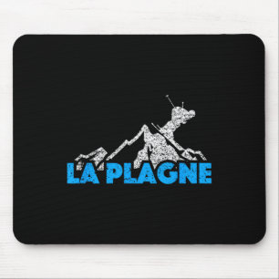 La Plagne Ski Snowboarden Frankreich Resort Distan Mousepad