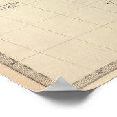 La Plata, Chile Poster (Ecke)