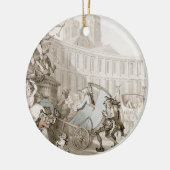 La-Platz-DES Victoires, Paris, c.1789 (Feder Keramikornament (Links)