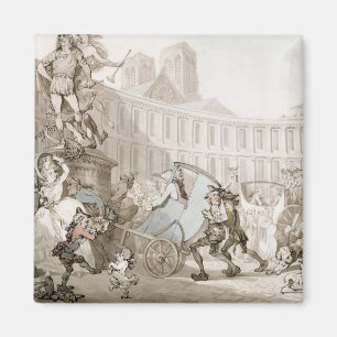 La-Platz-DES Victoires, Paris, c.1789 (Feder Magnet