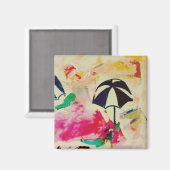 La Playa Detail in Farbe Magnet (Vorderseite/Rückseite)