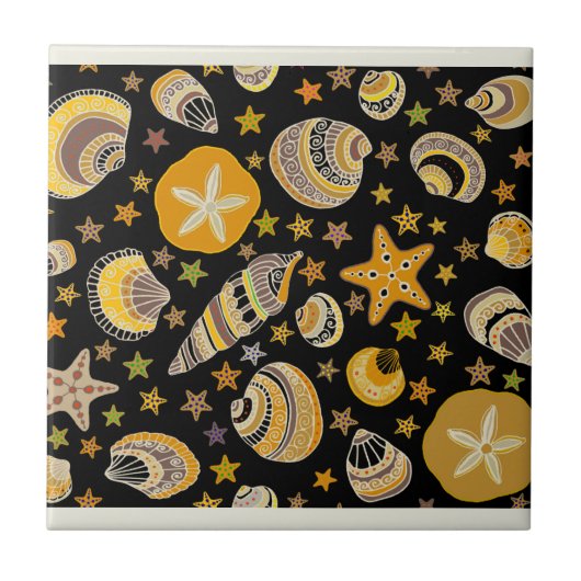 La Playa - Muscheln Fliese (Vorderseite)