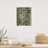 La Plume 1898 von Alfons Mucha Poster (Küche)