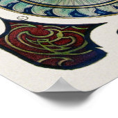 La Plume France Vintage Jugendstil 1896 Poster (Ecke)