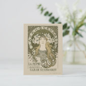 La Plume France Vintage Jugendstil 1897 Postkarte (Stehend Vorderseite)
