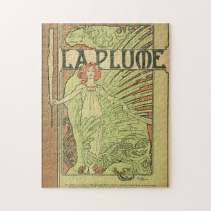 La Plume von Alphonse Mucha Puzzle