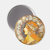 La Plume Zodiaque, Mucha Magnet (Vorderseite/Rückseite)