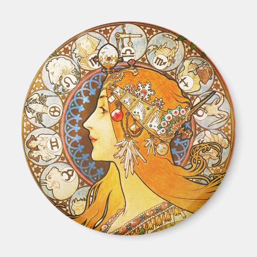 La Plume Zodiaque, Mucha Magnet (Vorne)