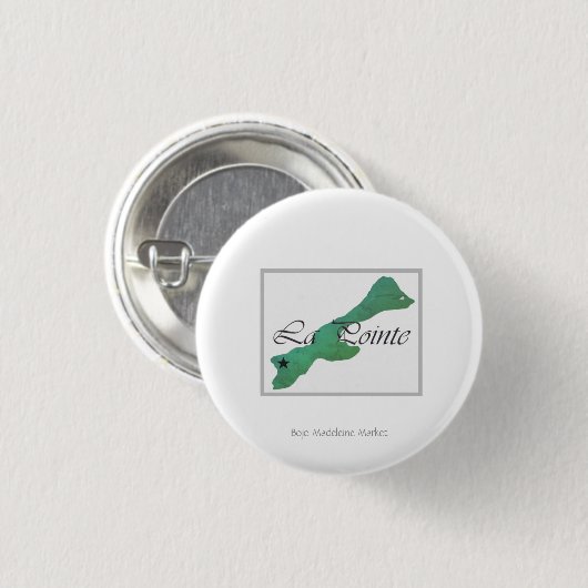 La Pointe Small Button Pin (Vorne & Hinten)