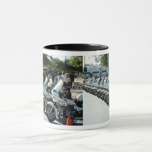 LA Police Motorräder USA Tasse (Zentrum)