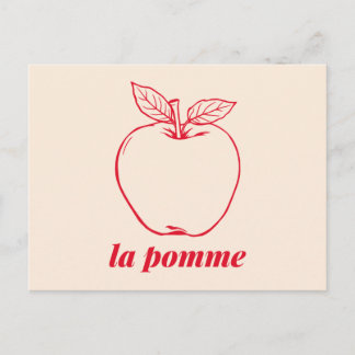 la pomme feiertagspostkarte