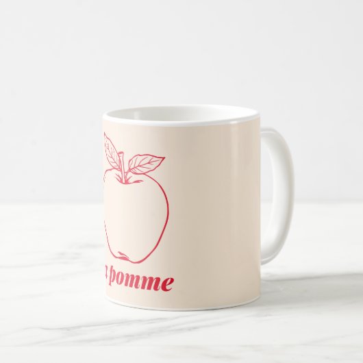 la pomme kaffeetasse (VorderseiteRechts)