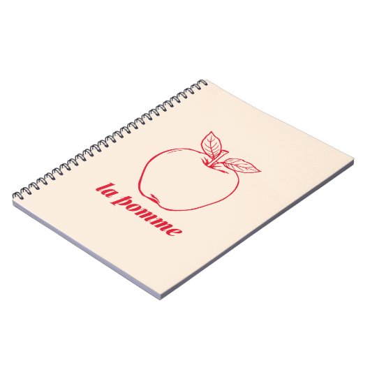 la pomme notizblock (Linke Seite)