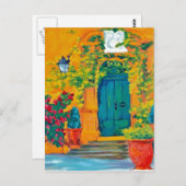 la Porte de Château du Seuil Postkarte (Vorne/Hinten)