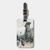 La Porte de San Denis Gepäckanhänger (Vorderseite vertikal)