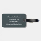 La Porte de San Denis Gepäckanhänger (Rückseite horizontal)