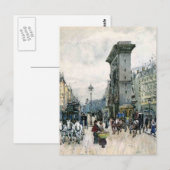La Porte de San Denis Postkarte (Vorne/Hinten)
