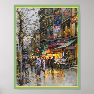 La Porte Saint-Martin Paris Poster