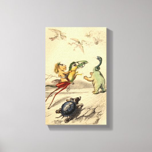 La Poursuite (The Chase) Leinwanddruck (Vorderseite)