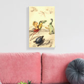 La Poursuite (The Chase) Leinwanddruck (Insitu (Wohnzimmer))