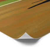 LA POUSSÉE DU JAVELOT (Der Staub des Javelins) Poster (Ecke)