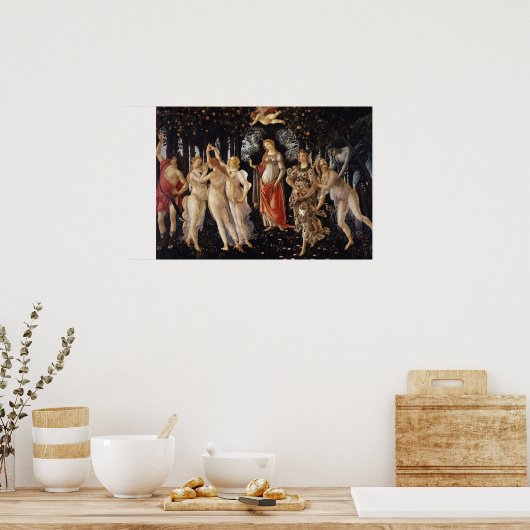 La Primavera by Botticelli - Plakat im A2-Format (Küche)