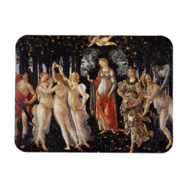 La Primavera (Frühjahr) von Sandro Botticelli Magnet