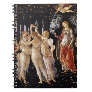 La Primavera (Frühjahr) von Sandro Botticelli Notizblock