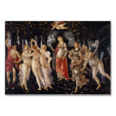La Primavera (Frühjahr) von Sandro Botticelli Tischnummer (Rückseite)