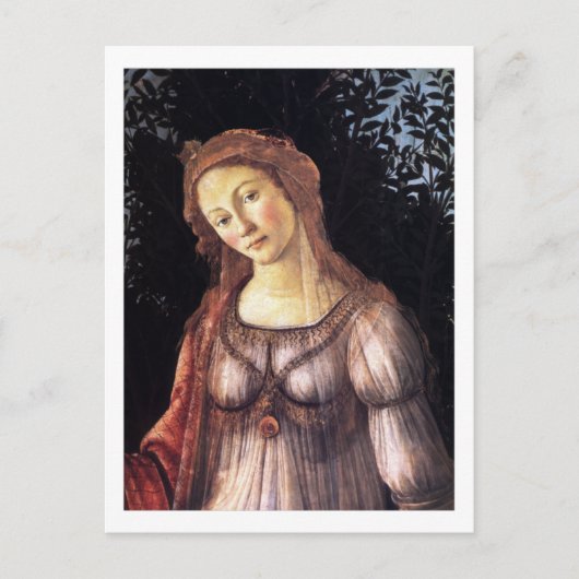 La Primavera im Detail Postkarte (Vorderseite)