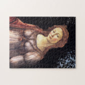 La Primavera im Detail von Sandro Botticelli Puzzle (Horizontal)
