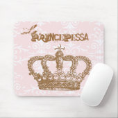 La Princepessa Rosa-und Schokoladen-Krone Mousepad (Mit Mouse)