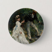 La Promenade Renoir Malerei Button (Vorderseite)