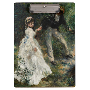 La Promenade Renoir Malerei Klemmbrett