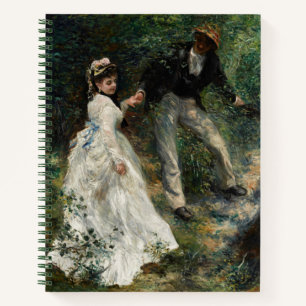 La Promenade Renoir Malerei Notizblock