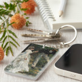 La Promenade Renoir Malerei Schlüsselanhänger (Vorderseite rechts)