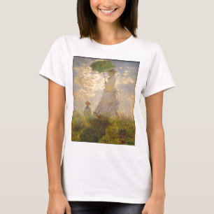 La-Promenaden-//-Regenschirm Claude Monets // T-Shirt