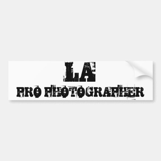 LA-PROphotograph Autoaufkleber (Vorne)