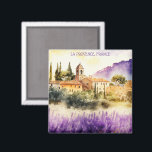 La Provence Frankreich Malerei Magnet<br><div class="desc">Schöne Porvence France Aquarellmalerei auf einem Magnet mit der atemberaubenden Landschaft und Landschaft des berühmten französischen Reiseziels. Arbeitet gut als Geschenkidee für jeden Touristen. Jetzt kaufen.</div>