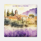 La Provence Frankreich Malerei Magnet (Vorne)