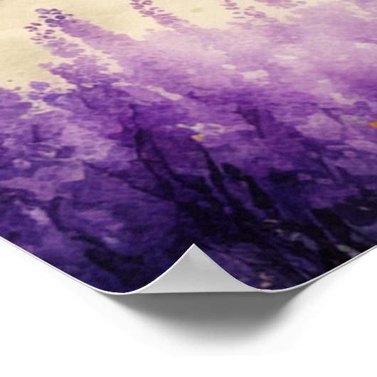 La Provence Frankreich Malerei Poster (Ecke)