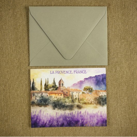 La Provence Frankreich Malerei Postkarte