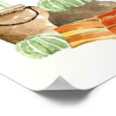 La Pura Vida | Trendy Retro Summer Mexico Poster (Ecke)