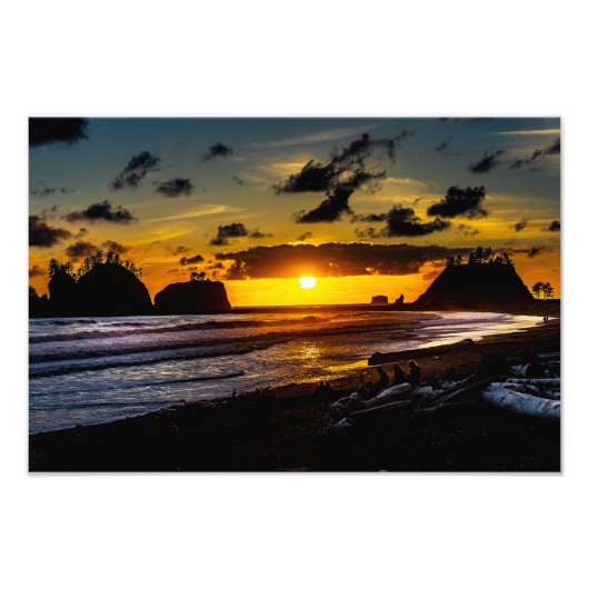 La Push Sunset Fotodruck (Vorne)