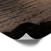 La Push, Washington. Panorama Poster (Ecke)